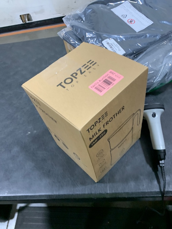 Photo 1 of Topzee Electric Milk Frother and Steamer 4-in-1, 16.9oz/500ml Large Capacity, Frother for Coffee with Warm/Cold Foam, Warm Milk & Hot Chocolate for Latte, Cappuccino