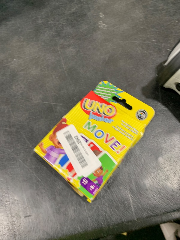 Photo 1 of Mattel Games ?UNO Junior Move! Card Game for Kids Featuring Active Play, Simple Rules, 3 Levels of Play & Matching