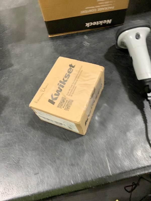 Photo 1 of Kwikset 660 Deadbolt Deadbolt Lock, Satin Nickel Round Exterior Keyed Front Entry Door, Pick Resistant SmartKey Rekey Security, Single Cylinder Dead Bolt, with Microban Protection
