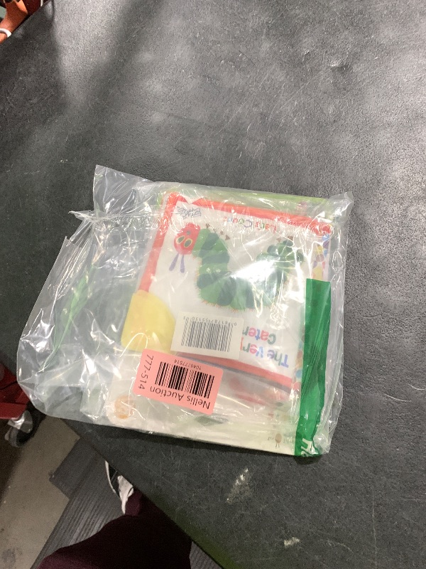 Photo 1 of Let's Count Soft Book - World of Eric Carle the Very Hungry Caterpillar Baby on the Go Clip Teething Crinkle Soft Sensory Book for Babies, 5.25x5.25 Inch