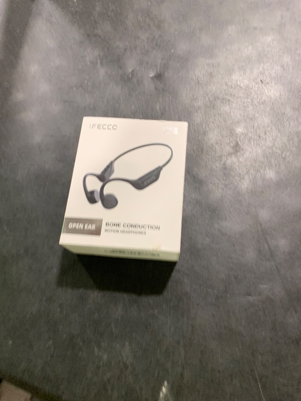 Photo 1 of IFECCO Bone Conduction Headphones Bluetooth 5.4 - Wireless Open Ear Headphones with Mic,IPX5 Waterproof Bone Conduction Earbuds 10H Playtime for Cycling Running Hiking Bicycle