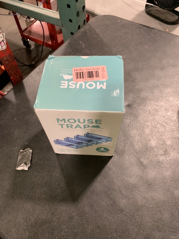 Photo 1 of lllteri Humane Mouse Traps, Catch& Release, Reusable Rat Traps, Easy to Set and Safe for Family and Pets, No Kill for Small Rodent/Voles/Hamsters/Moles, Catcher That Works for Indoor/Outdoor, 4 Pack
