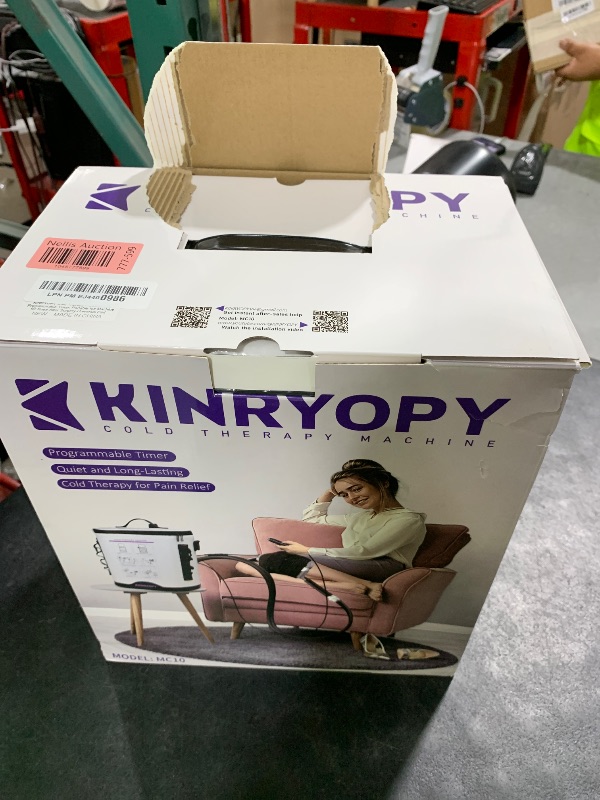 Photo 1 of Cold Therapy Machine with Programmable Timer, Portable Ice Machine for Knee After Surgery, Knee Replacement Recovery System, Cryotherapy Pain Relief w/Compression Pad for,Shoulder, Hip and Ankle