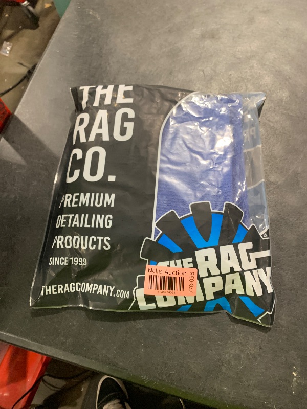 Photo 1 of The Rag Company - Edgeless 365 Microfiber Towels (10-Pack) Premium 70/30 Blend, Professional Polishing, Wax Removal, Auto Detailing, 365gsm, 16in x 16n, Royal Blue