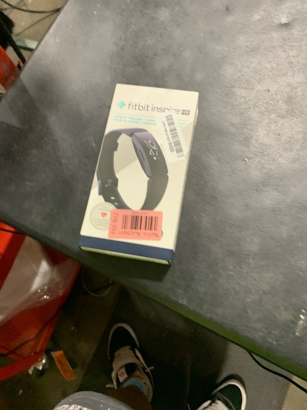 Photo 1 of Fitbit Inspire HR Heart Rate and Fitness Tracker, One Size (S and L Bands Included), 1 Count