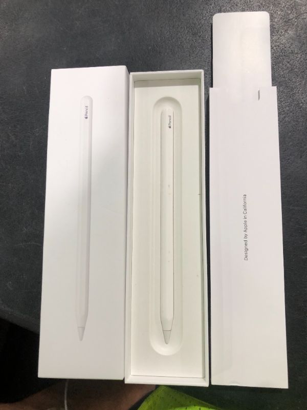 Photo 1 of Apple Pencil (2nd Generation): Device Compatibility Check Required - Pixel-Perfect Precision, Perfect for Note-Taking, Drawing, and Signing documents. Attaches, Charges, and Pairs magnetically.