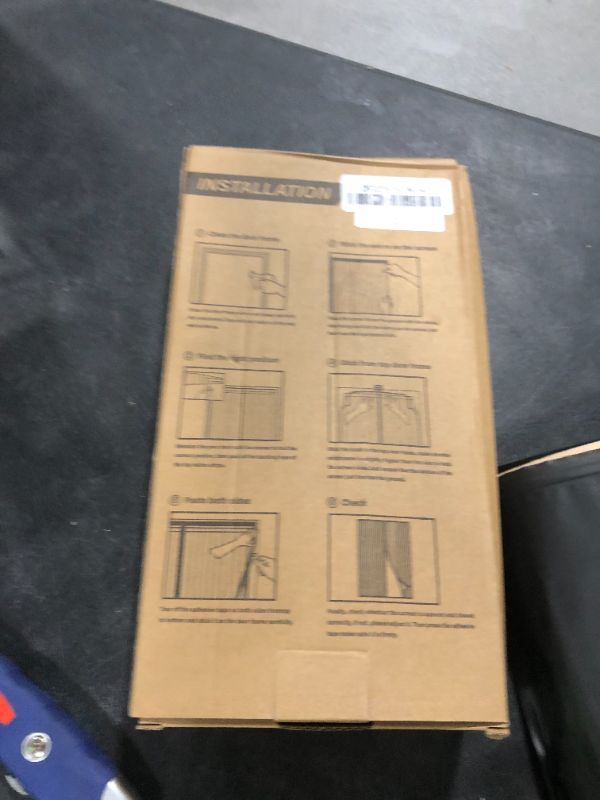 Photo 1 of Magnetic Screen Door, Keep Bugs Out, Pet & Kid Friendly?Works with Front Doors, Sliding Doors,Fit Door Size 34 x 78 Inches ?Black