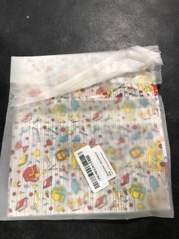 Photo 1 of 100Pcs Back to School Wax Paper Sheets for Food, Wax Paper for Food Sandwich Wrap Paper Deli Wraps, Waterproof Oil-proof Picnic Basket Liners with Bag Pattern for Kitchen Handmade Food