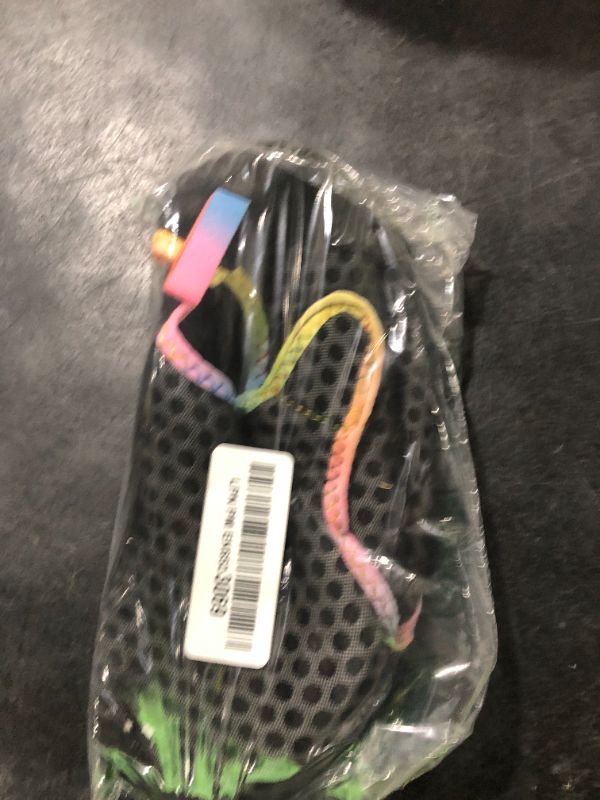 Photo 1 of Scurtain Kids Water & Swim Shoes - Boys & Girls Toddler Sizes, Beach & Pool Shoes, Rainbow & Black, 2.5-3.5 Little Kid