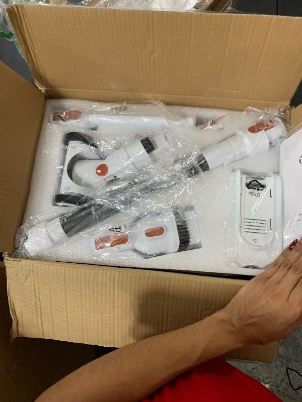 Photo 1 of PARTS ONLY ----------------------------------------------------------Tikom V500 Cordless Vacuum Cleaner for Home, 40000Pa/450W Stick Vacuum with LED Touch Screen, Charging Wall Dock, Anti-Tangle, Lightweight Handheld Vacuum for Pet Hair, Hard Floor, Carpe
