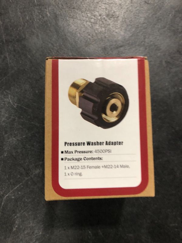 Photo 1 of Yakamoz Pressure Washer Adapter for Karcher - M22 14mm Brass Hose Coupler Quick Connect Hose Connector for Karcher K2 K3 K4 K5 K6 K7