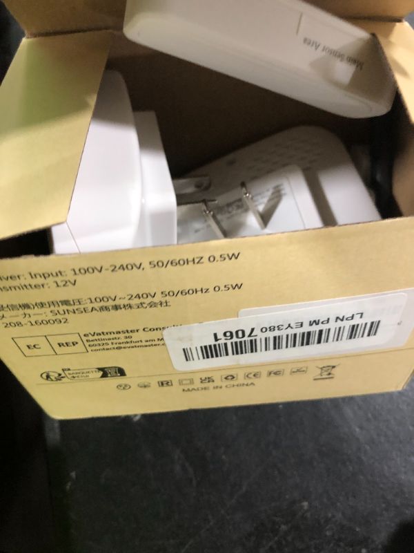 Photo 1 of Door Chime, Satisure Wireless Door Open Contact Sensor Alarm Chime with 600 FT Range 58 Chimes 5 Volume Levels LED Indicators (2 Receivers & 2 Sensors)