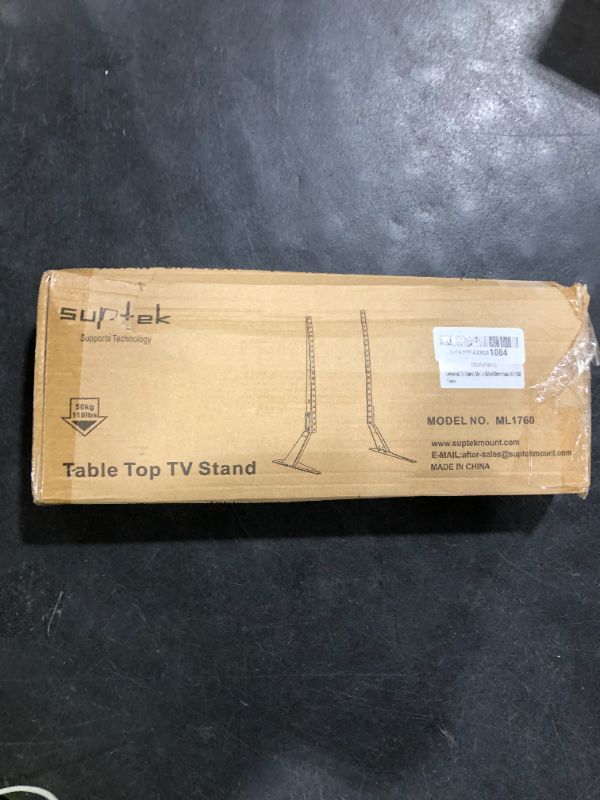 Photo 1 of Universal TV Stand, Metal TV Legs for 20-65 inch LCD/LED/OLED/Plasma Flat&Curved Screen TV Height Adjustment with VESA 75x75mm to 800x500mm Max ML1760
