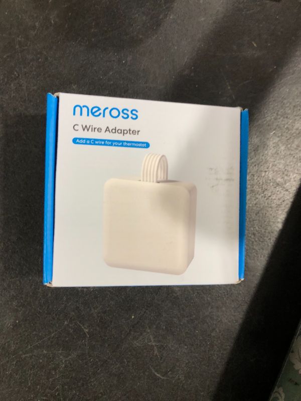 Photo 1 of meross C Wire Adapter for Smart Thermostat, R Y G Wires Required, 16 in
