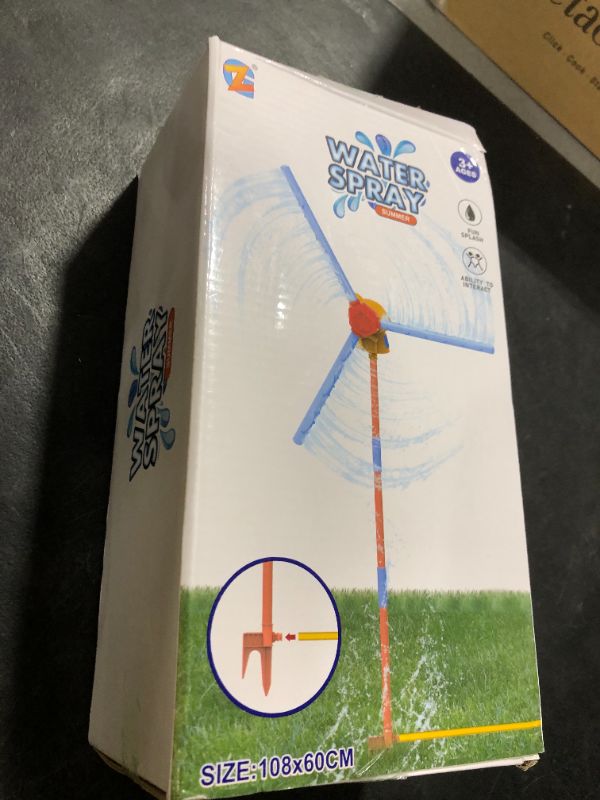 Photo 1 of Outdoor Water Sprinklers with 4 T Ball Set for Toddlers Kids Ages 4-8,Summer Outside Sprinklers Play Equipment Baseball Game Lawn Yard Tee Ball Game for Boys Girls,Hose Connector Included (C)