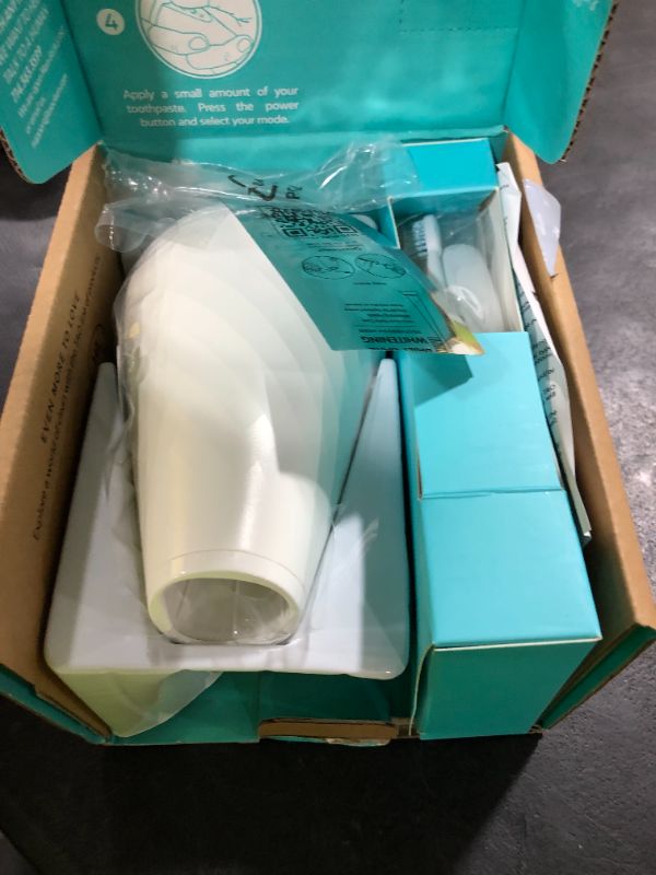Photo 1 of Tao Clean UV Sanitizing Sonic Toothbrush and Cleaning Station, Electric Toothbrush, Dual Speed Setting, White