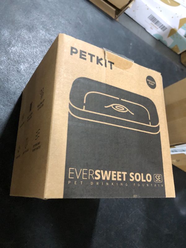 Photo 1 of PETKIT New Cat Water Fountain with Wireless Pump, Ultra Quiet 65oz/1.85L Pet Water Fountain for Cats and Dogs Inside, Detachable Design Easy to Clean and Assemble, Filters Included