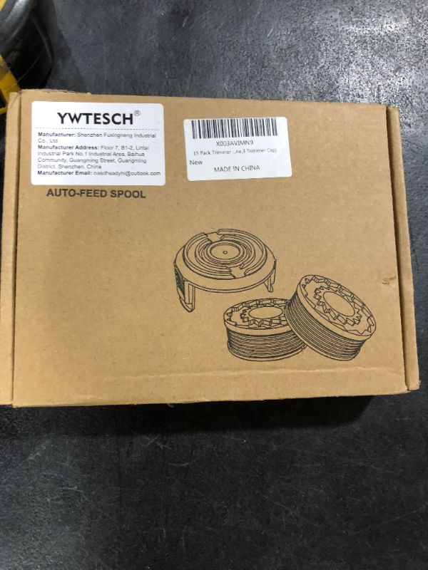 Photo 1 of 15 Pack Trimmer Spool Line for Worx,(WA0010)Replacement Trimmer Spool Line for Worx,Trimmer Line Refills 0.065 inch for Worx,Suitable for Worx String Trimmers(12 Pack Grass Trimmer Line,3 Trimmer Cap)
