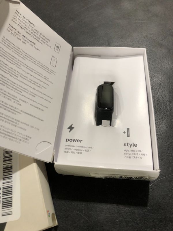 Photo 1 of Fitbit Inspire 3 Health &-Fitness-Tracker with Stress Management, Workout Intensity, Sleep Tracking, 24/7 Heart Rate and more, Midnight Zen/Black One Size (S & L Bands Included)