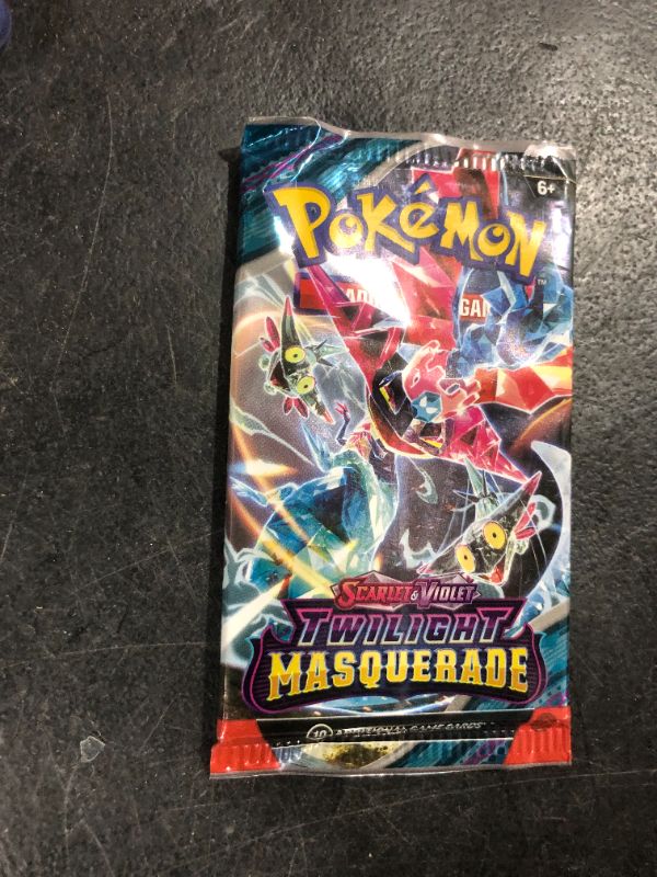 Photo 1 of POKEMON TCG: SCARLET AND VIOLET TWILIGHT MASQUERADE BOOSTER PACK (1 PACK)