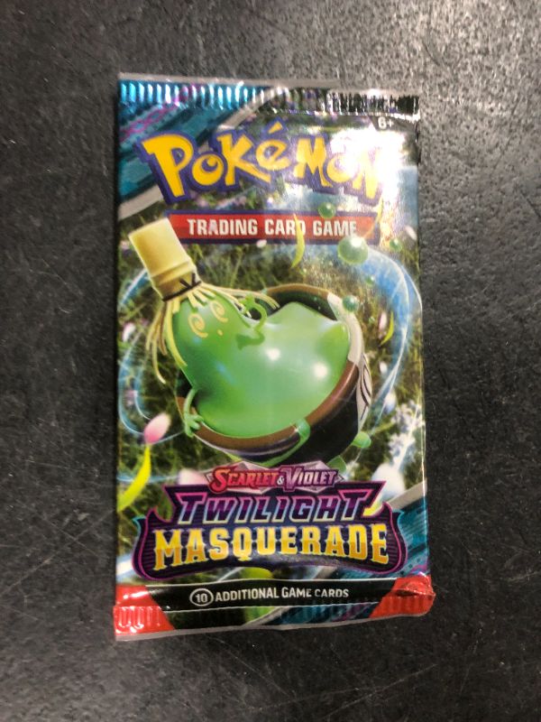 Photo 1 of POKEMON TCG: SCARLET AND VIOLET TWILIGHT MASQUERADE BOOSTER PACK (1 PACK)