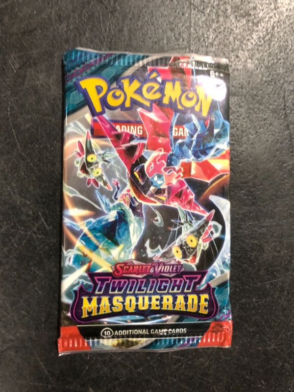 Photo 1 of POKEMON TCG: SCARLET AND VIOLET TWILIGHT MASQUERADE BOOSTER PACK (1 PACK)