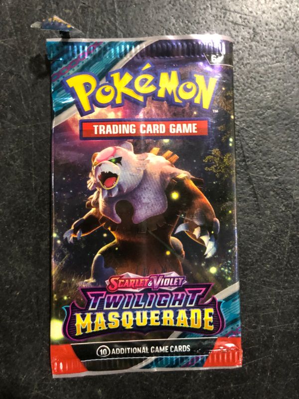 Photo 1 of POKEMON TCG: SCARLET AND VIOLET TWILIGHT MASQUERADE BOOSTER PACK (1 PACK)