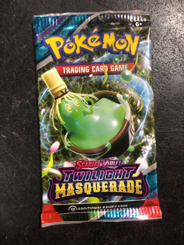 Photo 1 of POKEMON TCG: SCARLET AND VIOLET TWILIGHT MASQUERADE BOOSTER PACK (1 PACK)