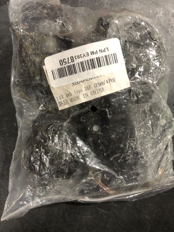 Photo 1 of 1-1/2 Inch Camlock Fittings Type D & F Polypropylene Cam and Groove Hose Fitting Kit with 1-1/2" Female & Male Camlock x 1-1/2" NPT Female & Male, Cam and Groove Hose Couplings (2 Sets/ 4 Pcs)
