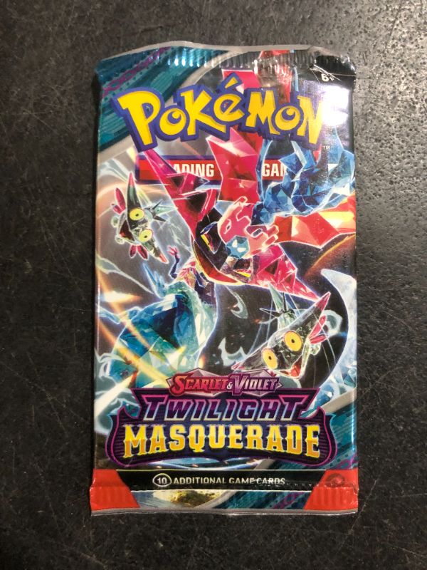 Photo 1 of POKEMON TCG: SCARLET AND VIOLET TWILIGHT MASQUERADE BOOSTER PACK (1 PACK)