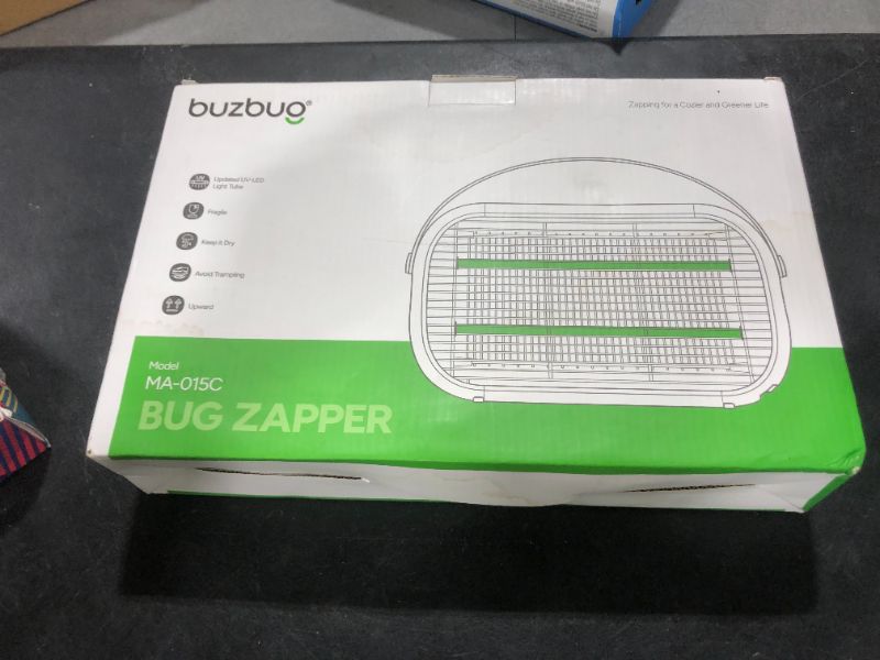 Photo 1 of Buzbug LED Bug Zapper Outdoor Indoor, Rechargeable 5200mAh Battery, Durable 10 Years Lifespan Lamp, Portable Camping Mosquito Zapper, Fly Trap Mosquito Trap, Fly Killer Fly Zapper -MA015C