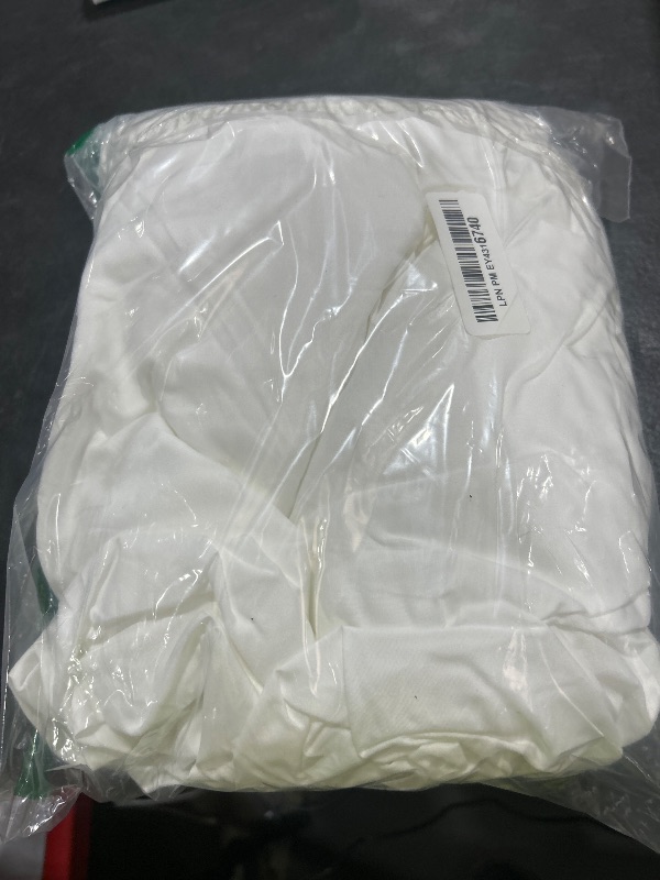 Photo 1 of Extra Deep Queen Fitted Sheet - Hotel Luxury Single Fitted Sheet Only - Easily Fits 18 inch to 24 inch Mattress - Ultra Soft, Wrinkle Free with Extra Deep Pockets - Breathable & Comfy - Antique White
