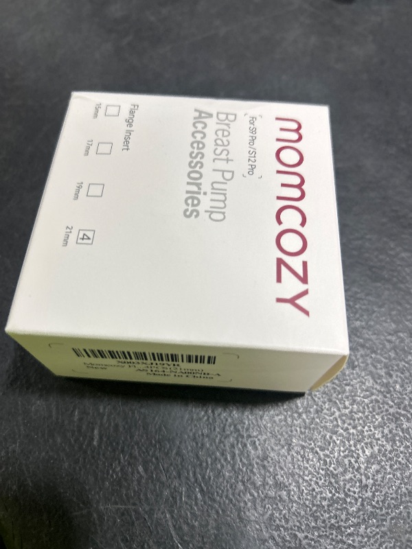 Photo 1 of Momcozy Flange Insert 21mm Compatible with 24mm Flange/Shield of Most Pumps, Insert for Breast Pump Replacement Accessories, 4PCS 21mm