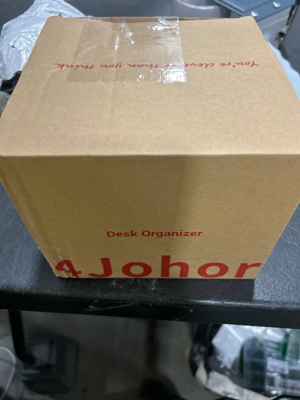 Photo 1 of 4Johor Pen Holder - Pencil Holder with 5 Compartments, 360°Rotating desk organizer and accessories for Women and Men,Desk Caddy for School,Teacher,Office,Art Supplies. Tidy Desk, Tidy Mind