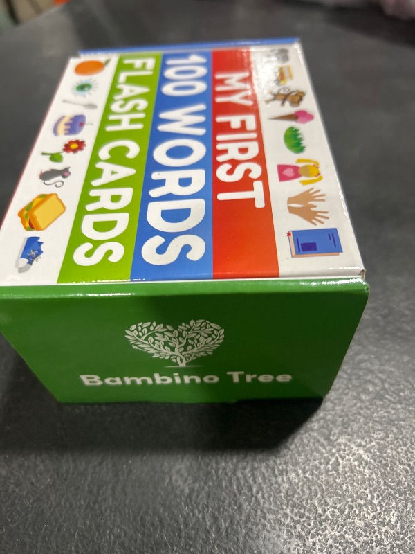 Photo 1 of 100 First Words Flash Cards – High Contrast Picture Flashcards – Educational Learning for Speech and Early Vocabulary Featuring Animals, Food, Transport, Family, Clothes and More