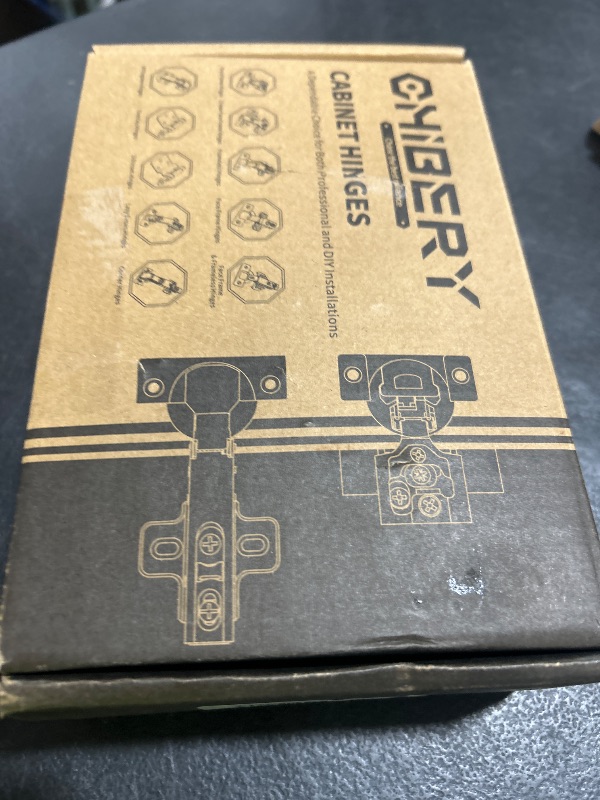 Photo 1 of Chibery 2 Pair 135 Degree & 165 Degree Hinges Kit for Pie Corner Cabinets, Hidden Lazy Susan, Face Frame Self Closing, Clip On, Smooth Slow Close, Concealed Mount for Bi-fold Door, Kitchen Cupboard