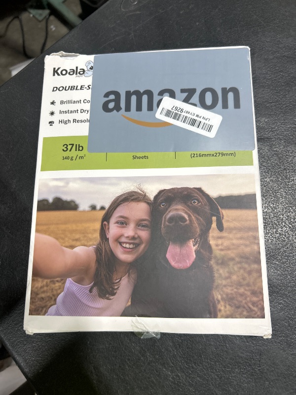 Photo 1 of Koala Double Sided Glossy Inkjet Brochure Paper 8.5X11 Inches Thin 37lb 140gsm 100 sheets for Inkjet Printer Dye Ink for Photo Flyer Calendar Magazine Printing