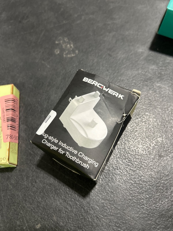 Photo 1 of Wireless Electric Toothbrush Wall Charger Compatible with Oral-B and Braun Models (Excluding iO 7/8/9/10 and Pulsonic Series)