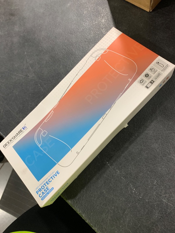Photo 1 of GeekShare Clear Case Compatible with Nintendo Switch 2, TPU Grip Protective Cover for Switch 2025 Console and Joy Cons