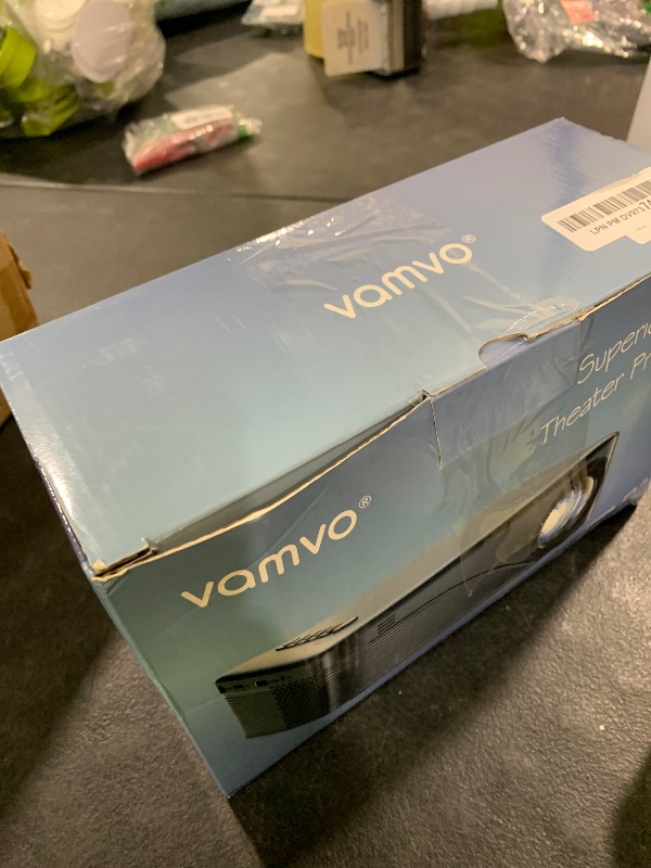 Photo 1 of vamvo Mini Projector WiFi Portable Movie Projectors, Outdoor Projector with Stylish streamlined Design, Smartphones and Tablets Can Easy Connection to Video Projectors