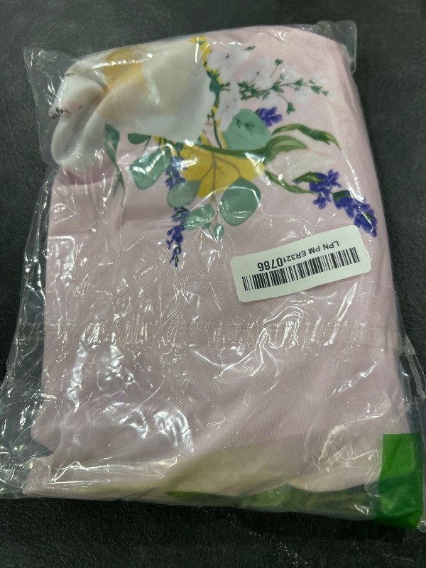 Photo 1 of Flower Lette M Pink Luggage Cover Elastic Washable Stretch Suitcase Protector Anti-Scratch Travel Suitcase Cover for Kid and Adult S (18-21 inch suitcase)