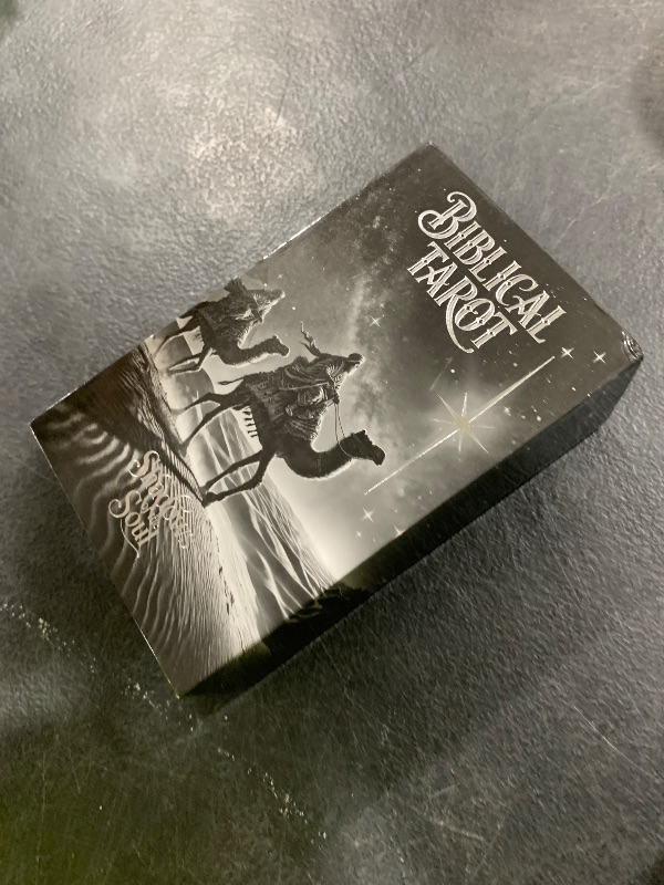 Photo 1 of Biblical Tarot Limited Collector's Edition Shadows of The Soul. A 79-Card Deck & Guidebook. Based on The Wisdom of The Bible. Designed for Shadow Work. Premium Quality. Full Size.