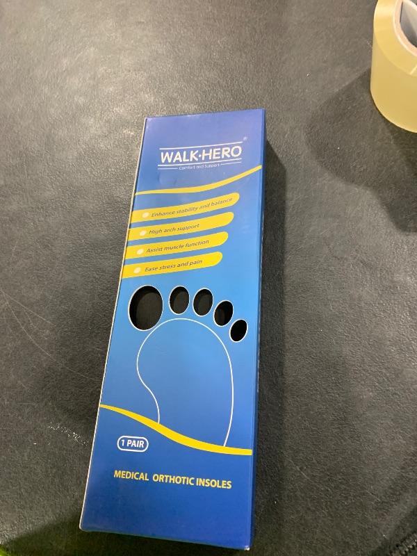 Photo 1 of Plantar Fasciitis Feet Insoles Arch Supports Orthotics Inserts Relieve Flat Feet, High Arch (Mens 12-12 1/2 | Womens 14-14 1/2)