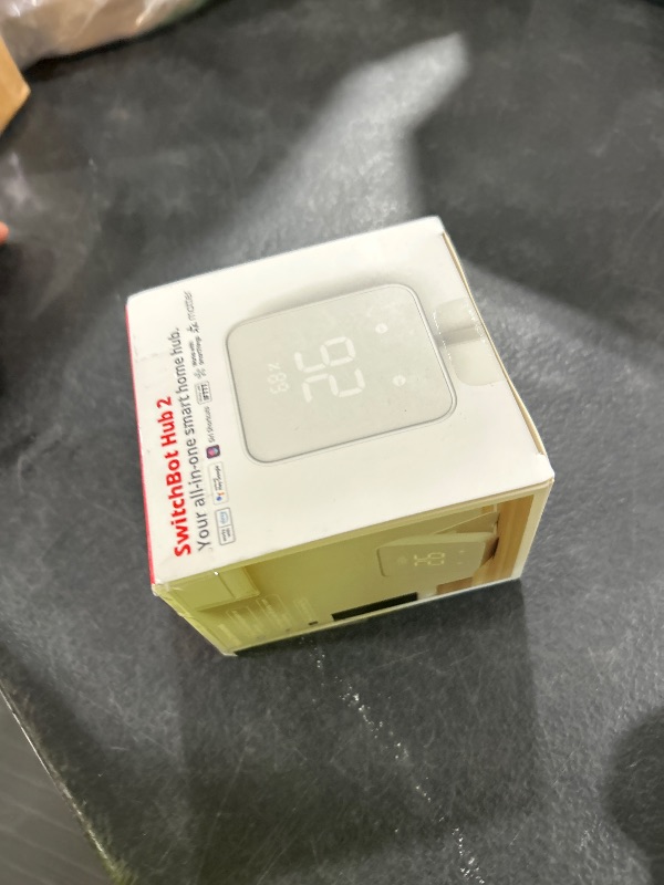 Photo 1 of SwitchBot Hub 2 (2nd Gen), work as a WiFi Thermometer Hygrometer, IR Remote Control, Smart Remote and Light Sensor, Link SwitchBot to Wi-Fi (Support 2.4GHz), Compatible with Alexa&Google Assistant