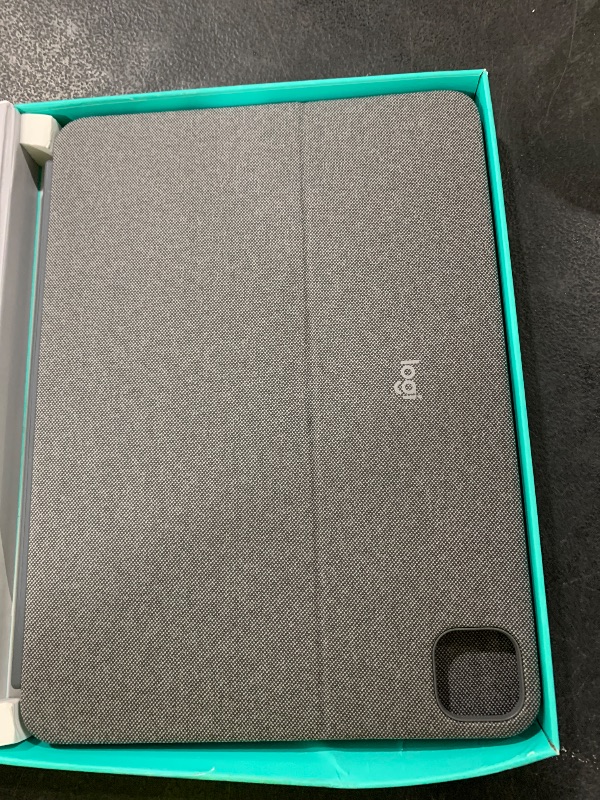 Photo 1 of Logitech Combo Touch iPad Pro 11-inch (1st, 2nd, 3rd, 4th gen - 2018, 2020, 2021, 2022) Keyboard Case - Detachable Backlit Keyboard, Click-Anywhere Trackpad - Oxford Gray; USA Layout