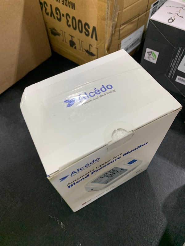 Photo 1 of Alcedo Blood Pressure Monitor for Home Use, Automatic Digital BP Machine with Large Cuff for Upper Arm, LCD Screen, 2x120 Memory, Talking Function