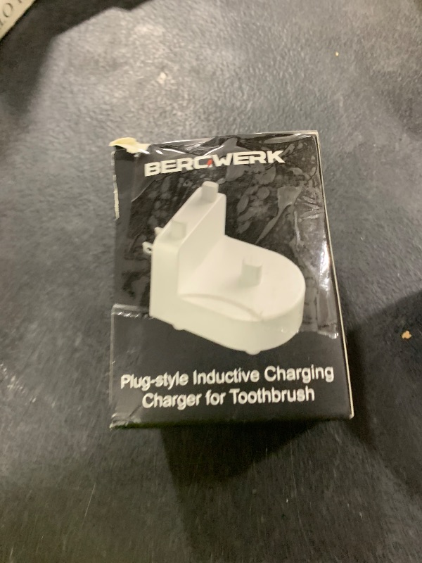 Photo 1 of Wireless Electric Toothbrush Wall Charger Compatible with Oral-B and Braun Models (Excluding iO 7/8/9/10 and Pulsonic Series)