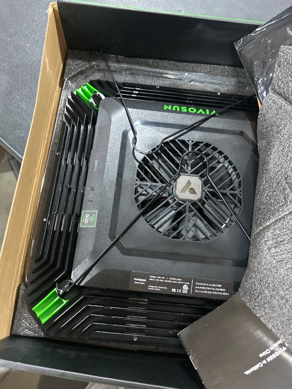 Photo 1 of VIVOSUN AeroLight A150, Tunable Spectrum, LED Grow Light 150W w/Integrated Circulation Fan, Compatible with App, Used with Growhub Controller E42A/E25 to Achieve More Functions 2x4/3x3Ft Coverage