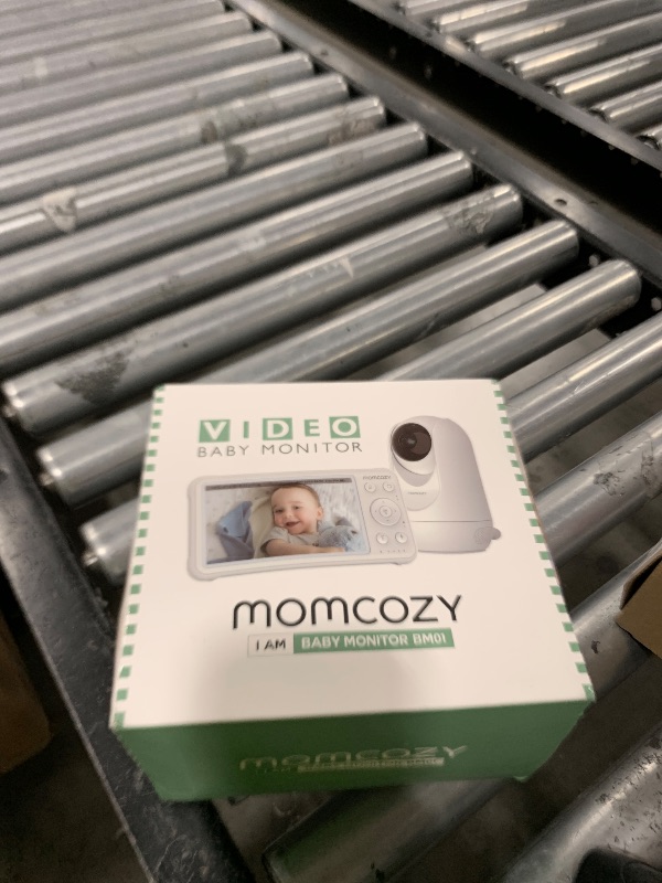 Photo 1 of Momcozy Video Baby Monitor, 1080P 5" HD Baby Monitor with Camera & Wall Mount, Infrared Night Vision, 5000mAh Battery, 2-Way Audio, Temperature Sensor, Lullabies, 960ft Range, Ideal for New Moms, BM01
