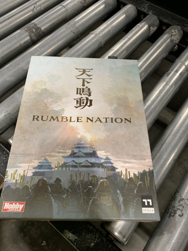 Photo 1 of ITEM IS MISSING PARTS, UNSURE WHAT PARTS ARE MISSING ----------------------------------------------------------------------------------------Rumble Nation Board Game - Dice Rolling and Tactical Warfare Strategy Game in The Sengoku Era, Fun for Families, K